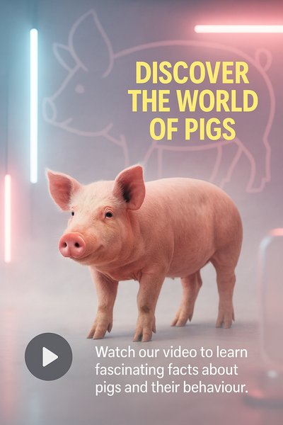 Informative Video Promotion on Pigs with Engaging Visuals