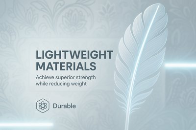 Promotional Graphic for Lightweight Materials