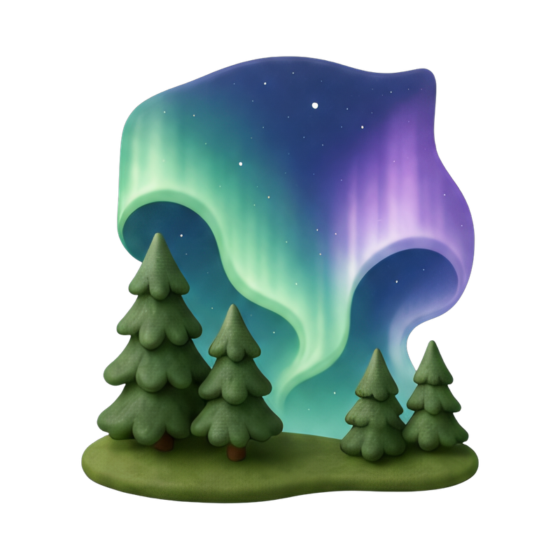 breathtaking northern lights display