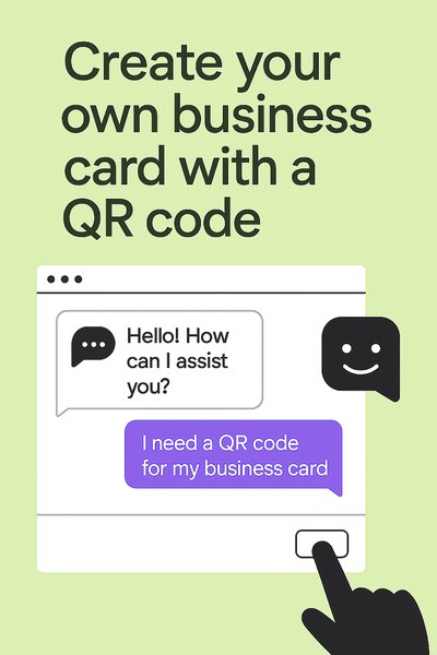 Business Card Creation Guide Featuring QR Code Assistance