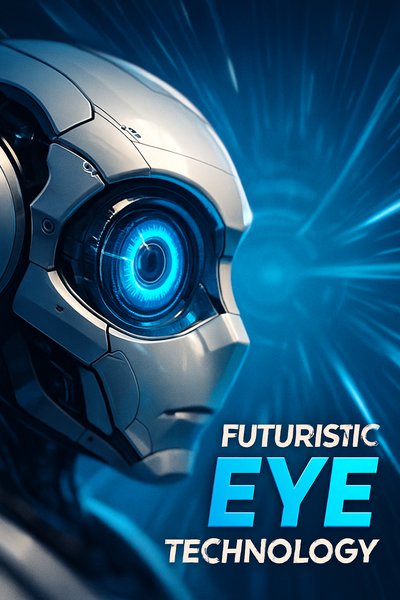 Futuristic Robot Eye Technology with Dynamic Design Elements