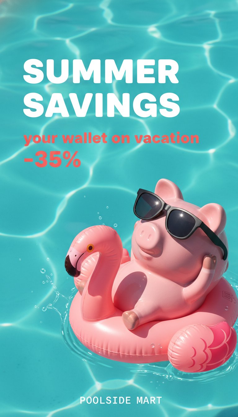 Summer savings pool banner