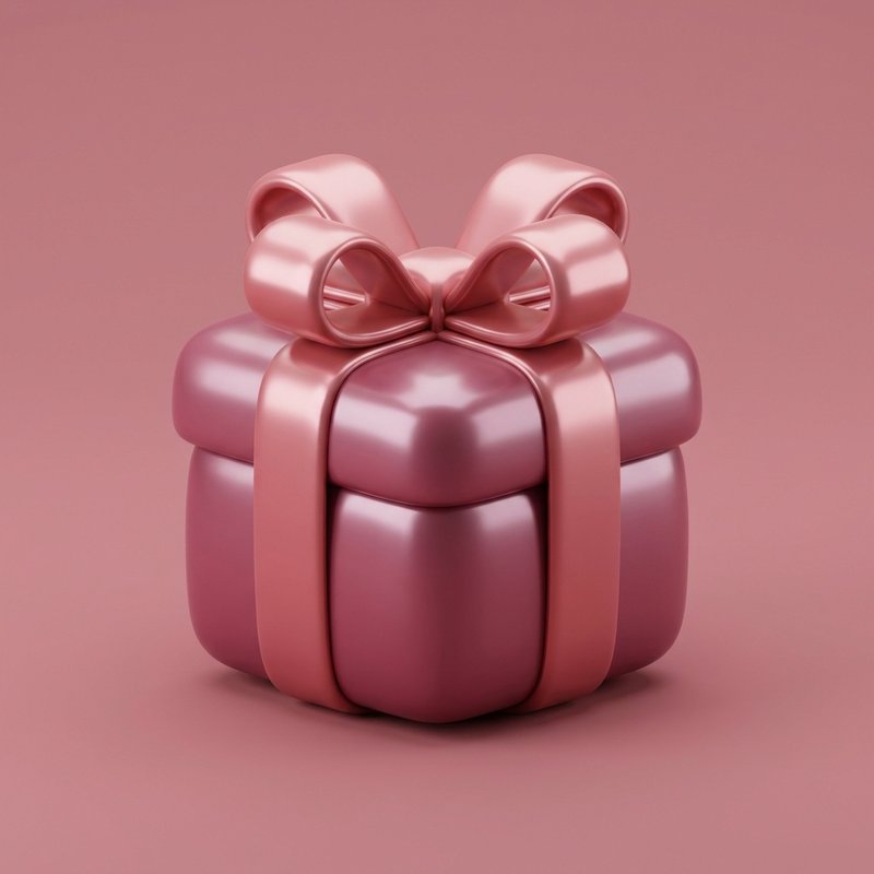 Elegant gift box with bow