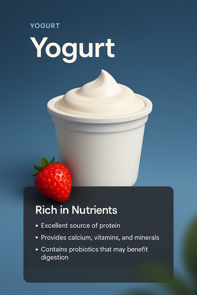 3D Yogurt Design with Nutritional Information