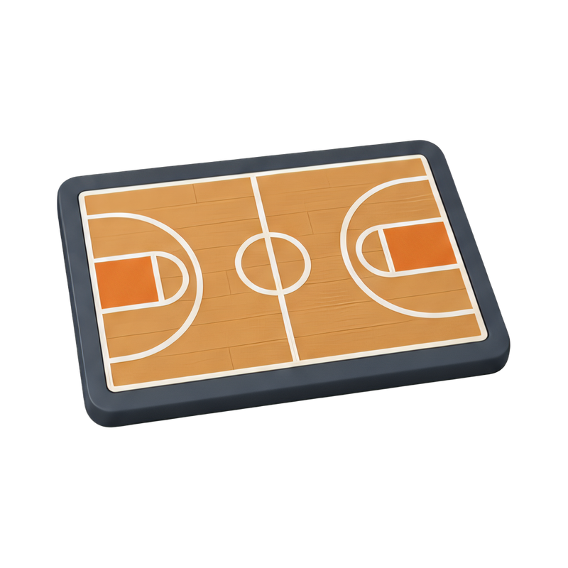 Basketball half-court diagram