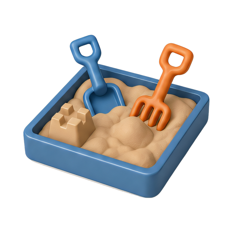 Creative kinetic sand tray