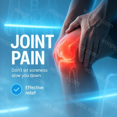 Health Promotion Graphic Highlighting Joint Pain Relief