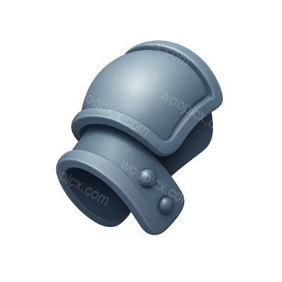 Stylized 3D Armor Icon for Game Design or Illustration