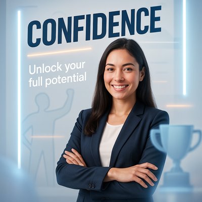 Inspirational Business Image Promoting Confidence and Potential