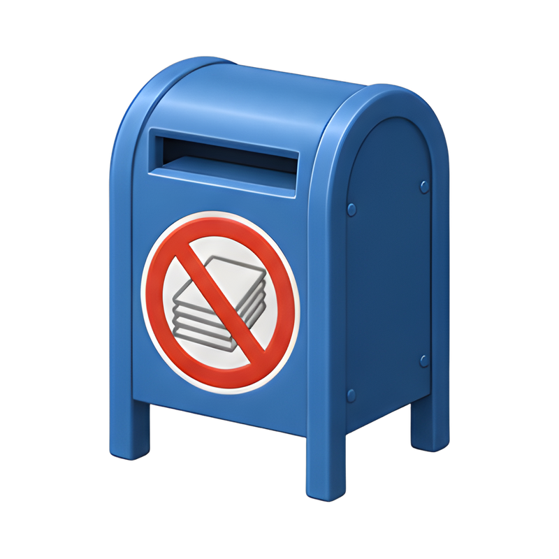 No flyers mailbox sticker