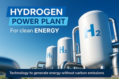 Hydrogen Power Plant: Clean Energy Generation Concept