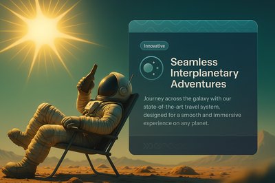Astronaut Enjoying Beer on an Alien Planet Under a Bright Star