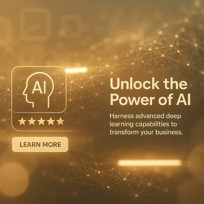 Promotional Graphic for AI Business Solutions