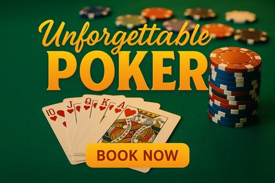 Vibrant Unforgettable Poker Table Scene