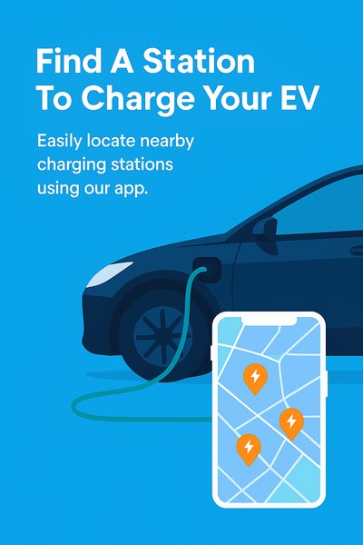Electric Vehicle Charging Station Locator App Promotion