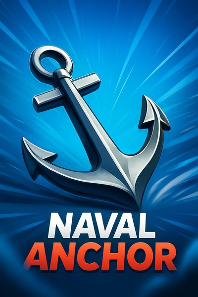 Dynamic and Engaging Naval Anchor Illustration