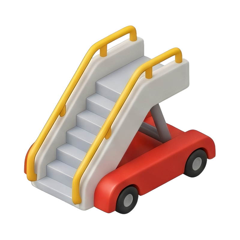 Mobile air stairs for easy access