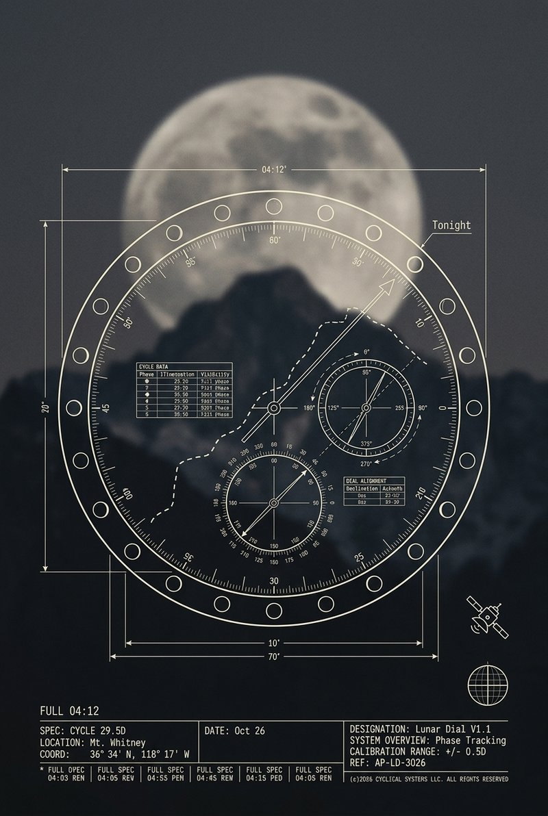 Serene night sky with moon
