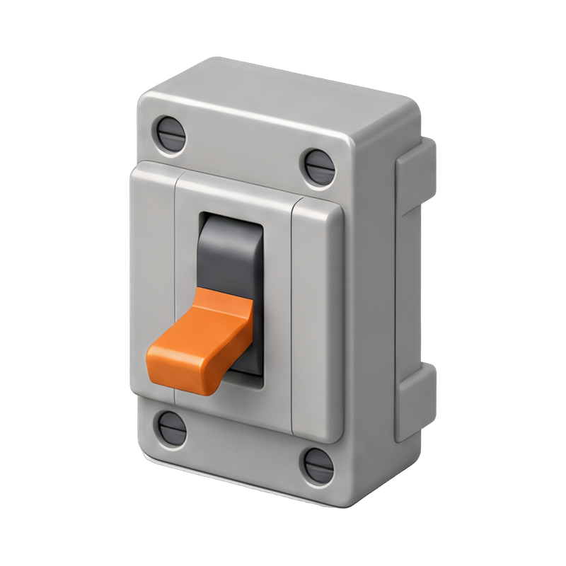 circuit breaker switch close-up