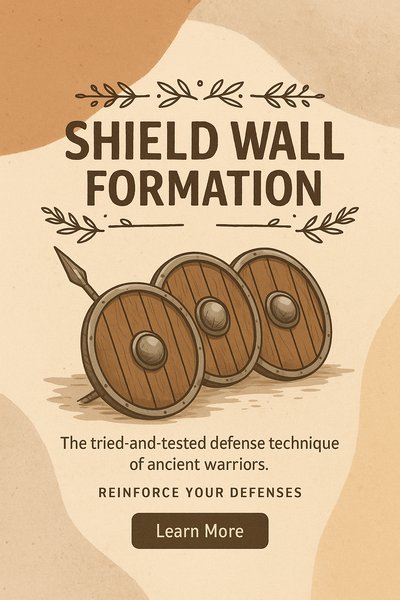 Creative Boho Style Slide for Shield Wall Formation