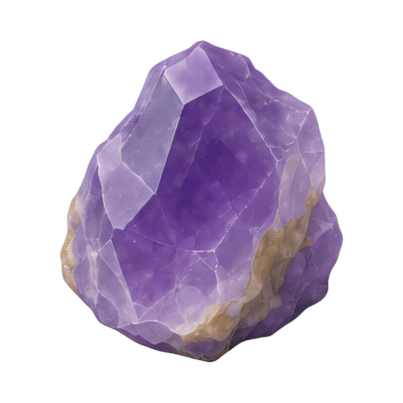 natural rough gemstone crystal