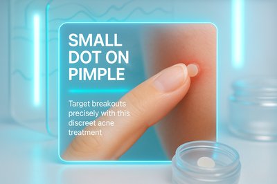 Acne Treatment Product Display with Modern Design