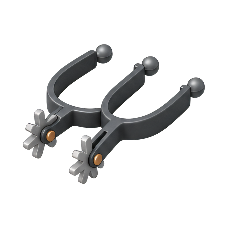 Pair of classic English spurs