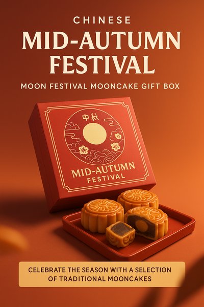 Mid-Autumn Festival Mooncake Gift Box Design