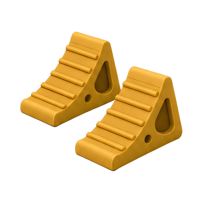 Durable wheel chock pair