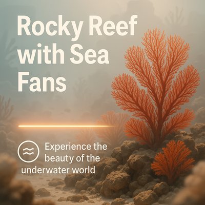 Rocky Reef with Sea Fans - Explore Underwater Beauty