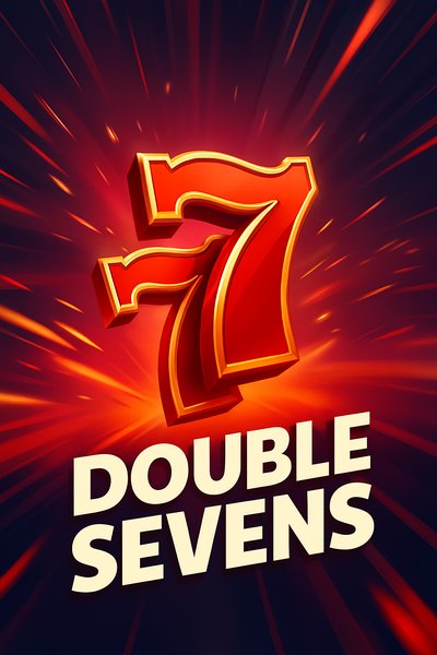 Dynamic Double 7 Illustration with Vibrant Background