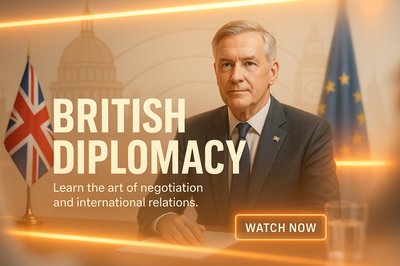 Promotional Banner for British Diplomacy Course