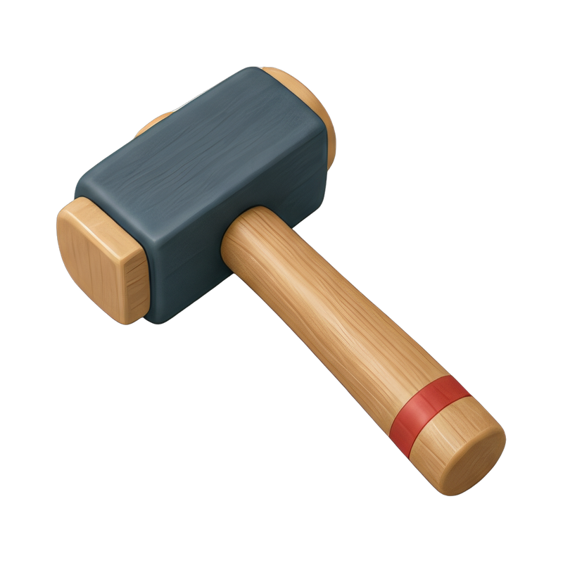 wooden toy sledgehammer