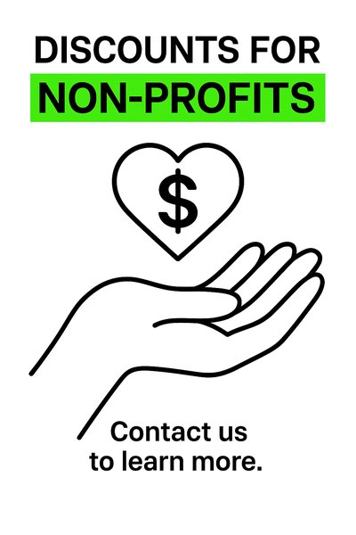 Promotional Graphic for Non-Profit Discounts