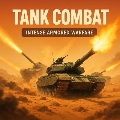 Dynamic Digital Artwork of Tank Combat in Armored Warfare