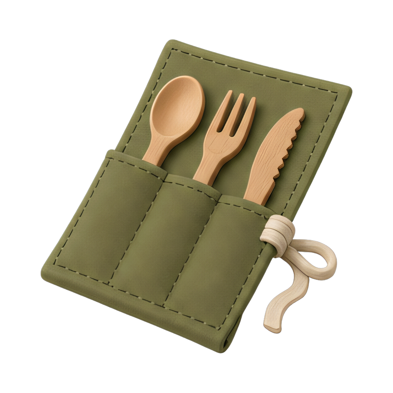 fabric cutlery roll