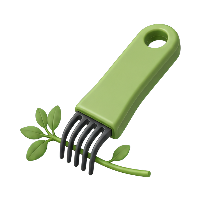 Herb stripper comb tool