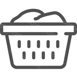 basket cleaning clothes
