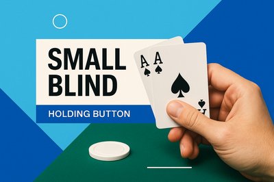Dynamic Color Block Composition with Playing Cards
