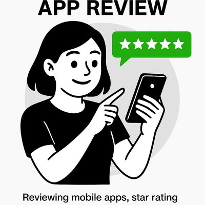 Illustrative Graphic for App Review Concept