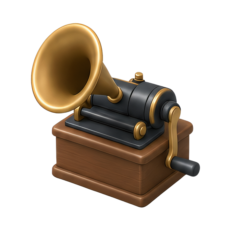 vintage wax cylinder phonograph