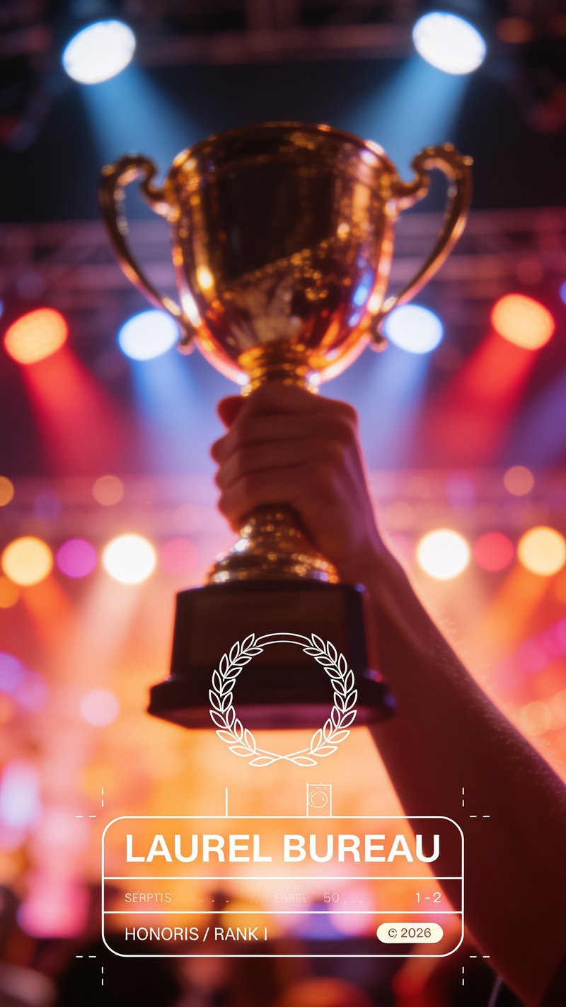 elegant trophy lift display