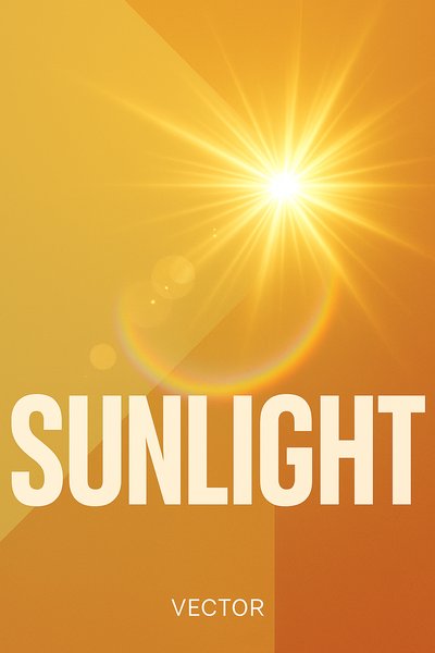 Stunning Golden Sunburst with Bold Typography