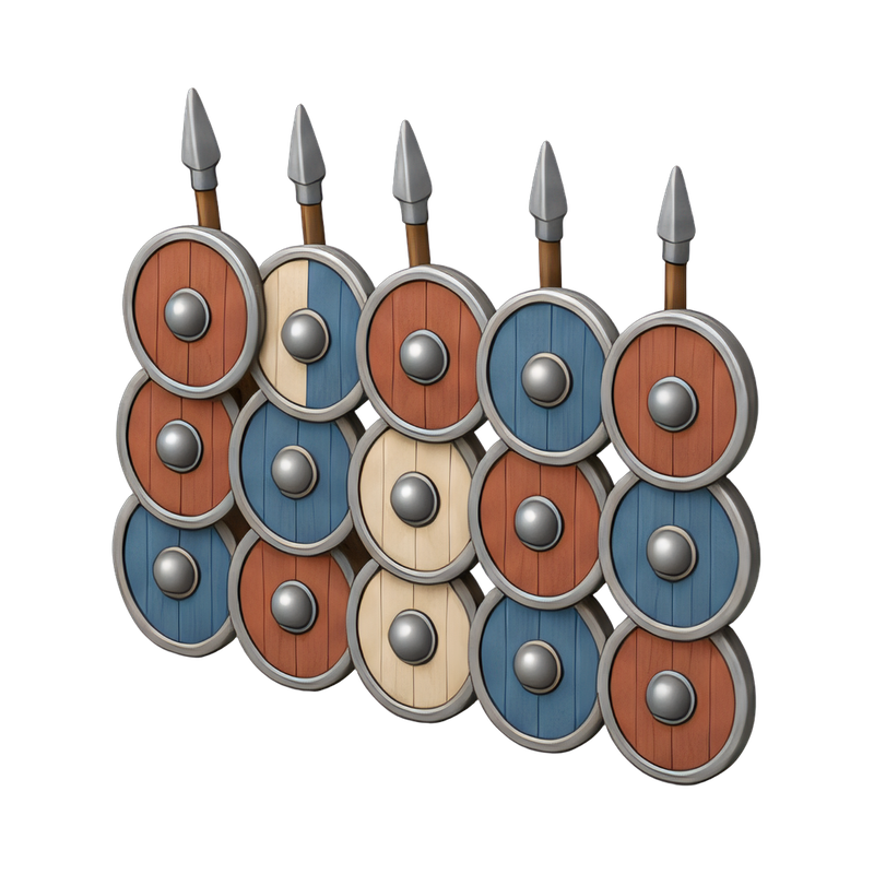 military shield wall formation