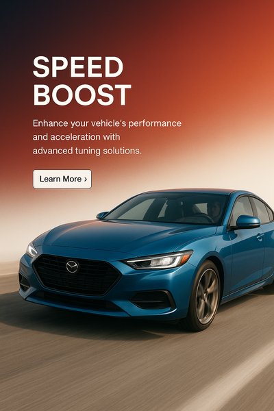 Stylish Speed Boost Web Design Concept