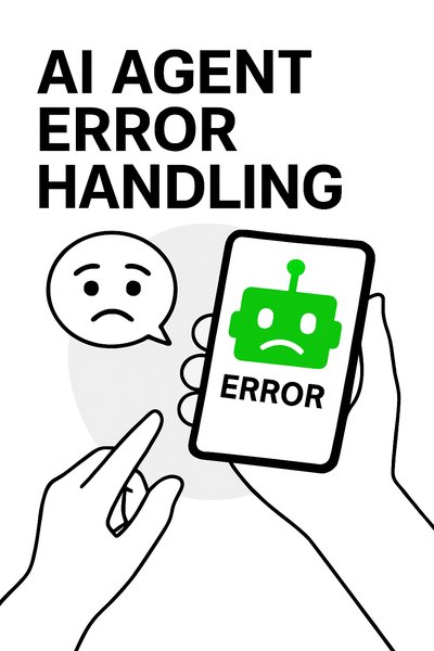 Illustration of AI Error Handling Concept with Smartphone
