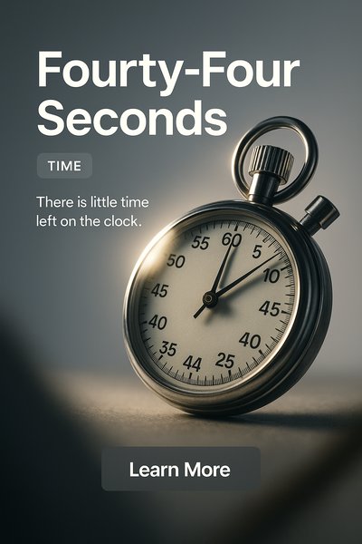 A close-up of a stopwatch emphasizing urgency and time management