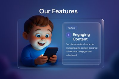 Child's Joy: Engaging Features for Interactive Content