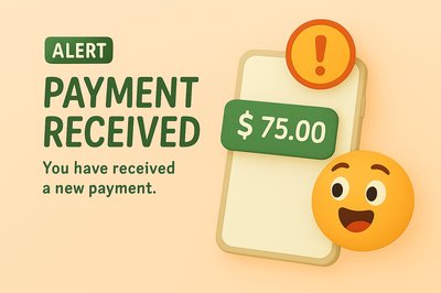 Notification Graphic for Payment Confirmation