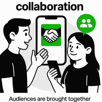 Illustration Depicting Collaborative Communication